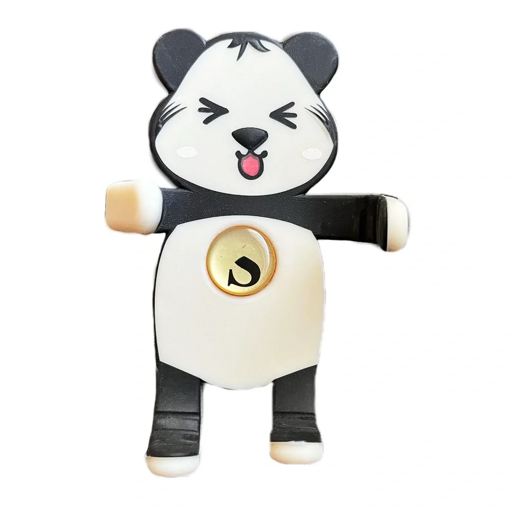 Panda Car Phone Holder - Adjustable Arms & Legs, Flexible Mobile Stand Mount